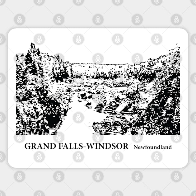 Grand Falls-Windsor Newfoundland Sticker by Lakeric